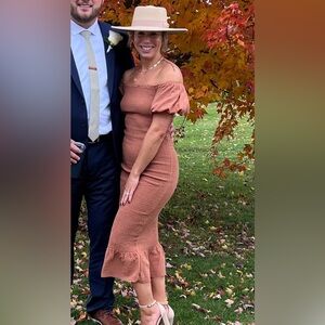 Baltic Born Rust Midi Dress